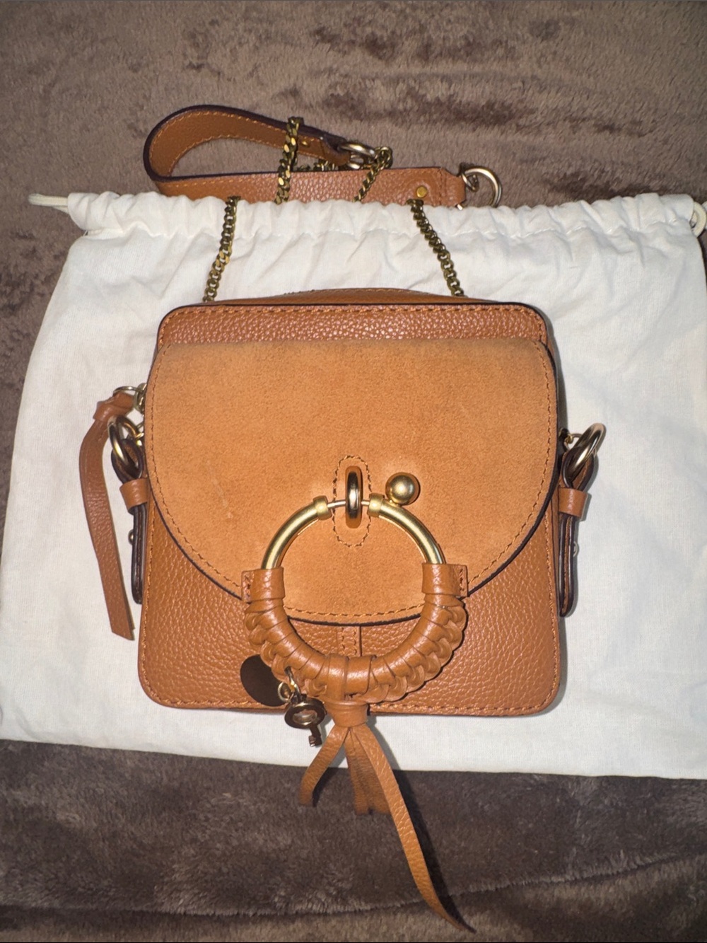 SEE BY CHLOÉ Joan Mini leather camera bag